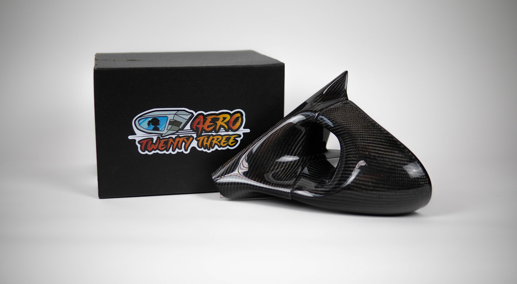 Power Aero Mirrors - Twill Weave Carbon Fibre